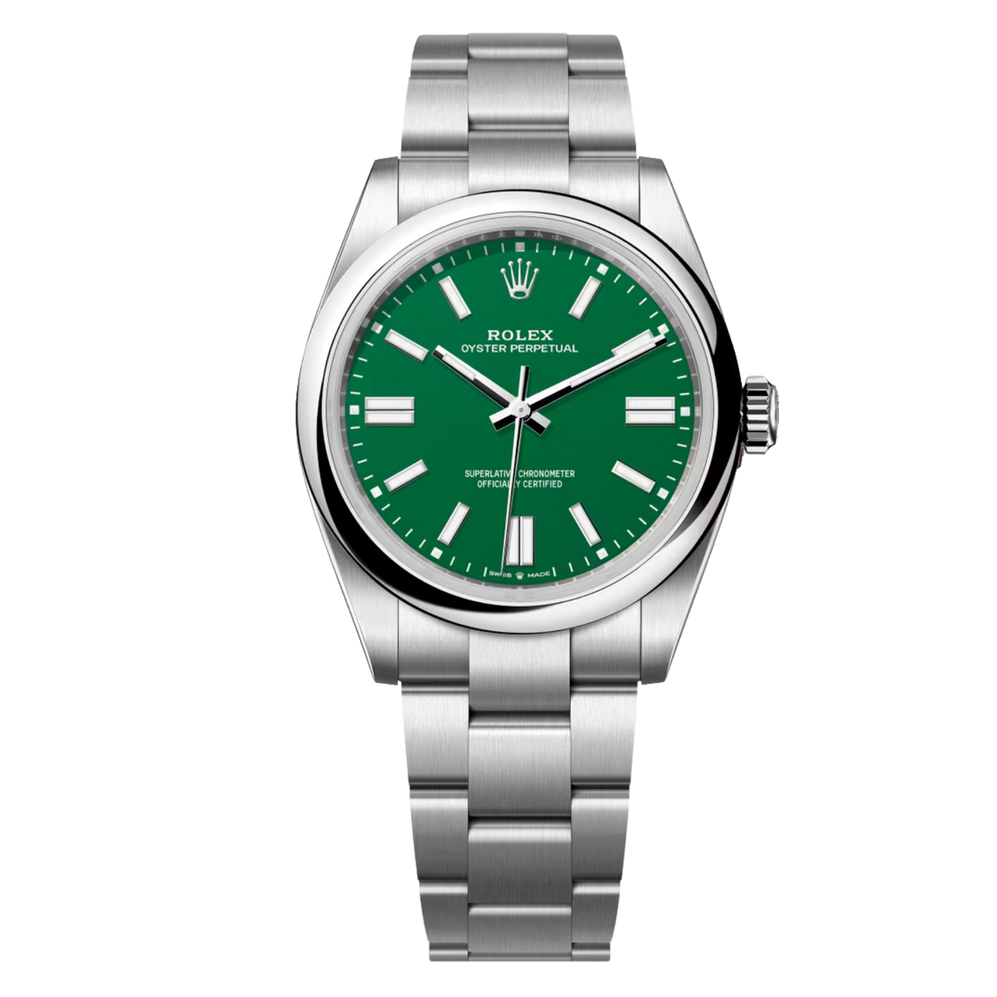 Rolex Oyster Perpetual Vert - Mouvement Automatique