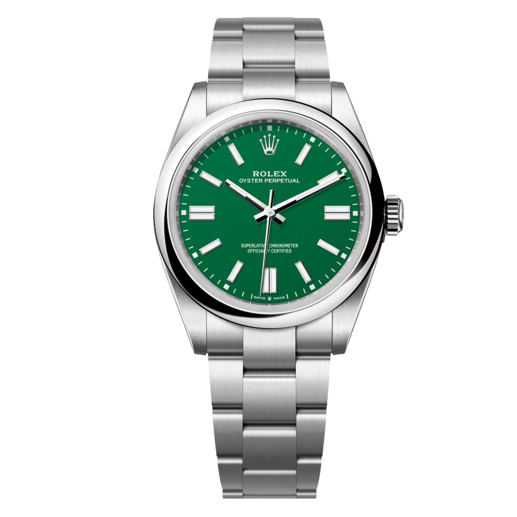 Rolex Oyster Perpetual Vert - Mouvement Automatique