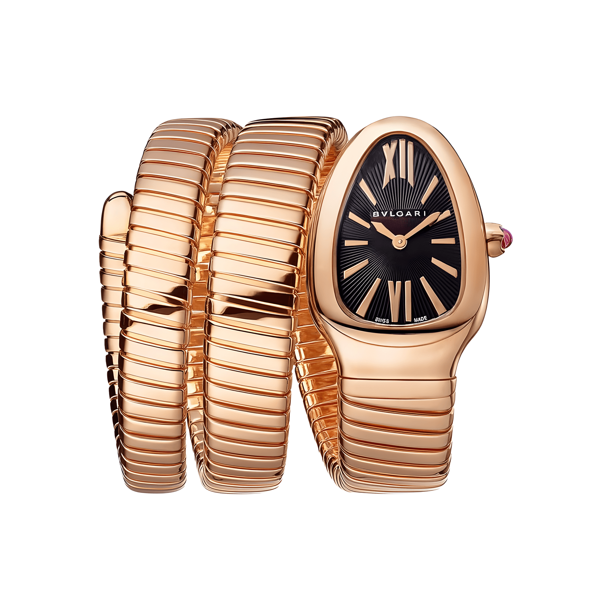 Bvlgari Serpenti – Rose Gold Black Dial
