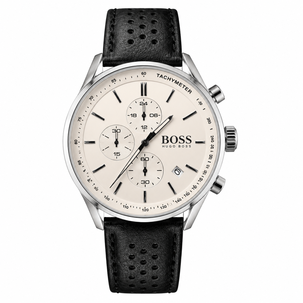 Hugo boss Leather Noir