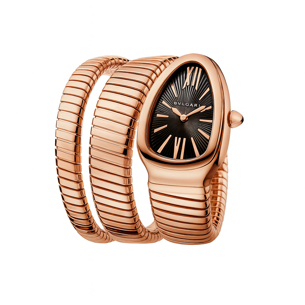 Bvlgari Serpenti – Rose Gold Black Dial